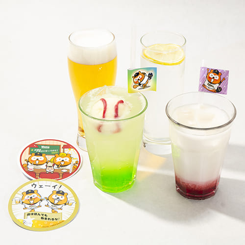 熱決＆カチ星ベリーラテ