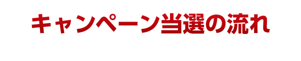 キャンペーン当選の流れ