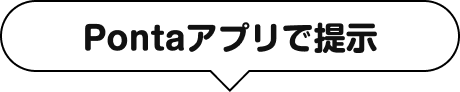 Pontaカードで提示