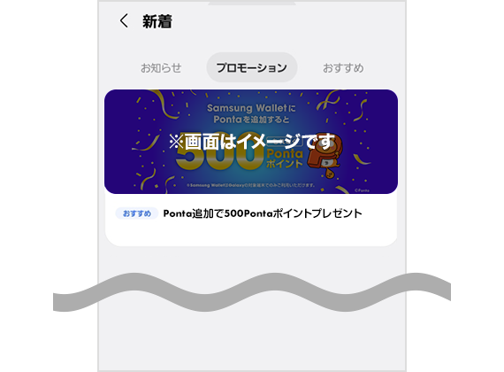 手順イメージ Samsung Wallet