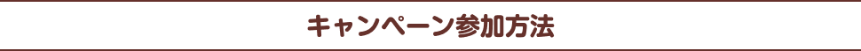 キャンペーン参加方法