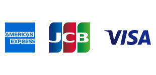 AMERICAN EXPRESS　JCB　VISA